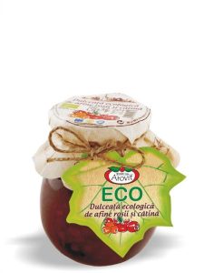 Dulceață eco cu afine roșii și cătină 320g