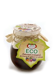 Dulceață eco cu fructe de pădure și cătină 320g