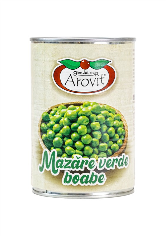 Mazăre verde boabe 420g
